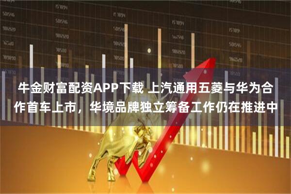 牛金财富配资APP下载 上汽通用五菱与华为合作首车上市，华境品牌独立筹备工作仍在推进中